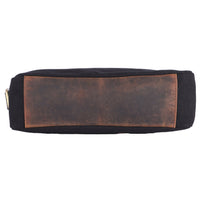 Sac bandoulière en PET recyclé en PET recyclé et cuir véritable, vue 6