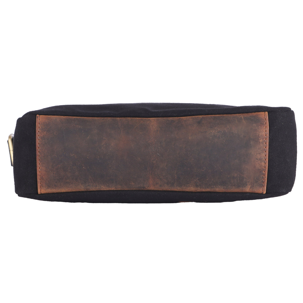 Sac bandoulière en PET recyclé en PET recyclé et cuir véritable, vue 6