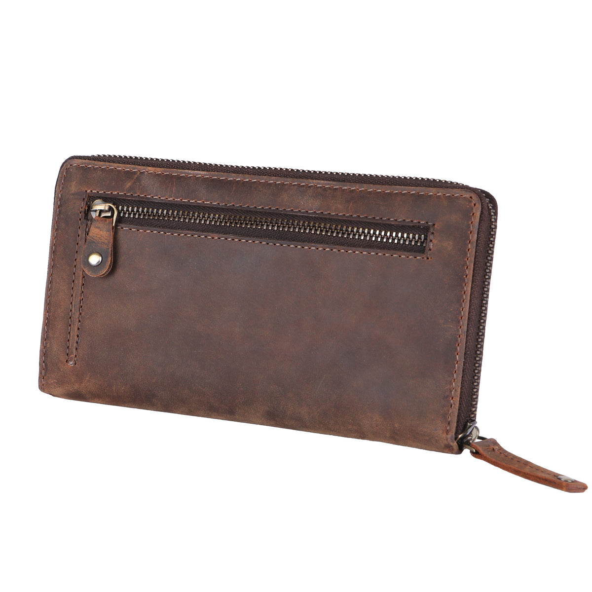 Portefeuille Classic Gretl en cuir de buffle, vue 6