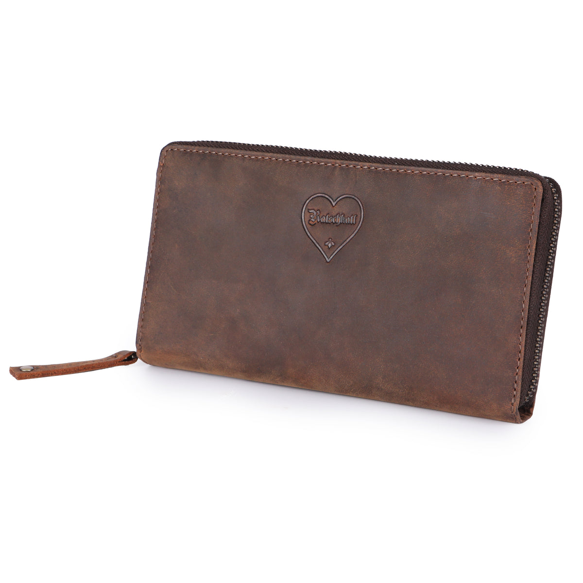 Portefeuille Classic Gretl en cuir de buffle, vue 4