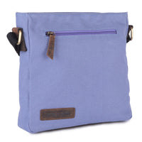 Sac bandoulière en PET recyclé en PET recyclé et cuir véritable, vue 11