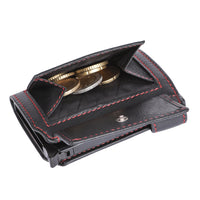 Kartenetui Hodalump BLACK/RED aus Büffelleder, Ansicht 13