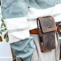 Hodalump Handytasche am Gurt – praktisch, sicher aus Büffelleder