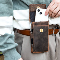 Hodalump Handytasche am Gurt – praktisch, sicher aus Büffelleder, Ansicht 8