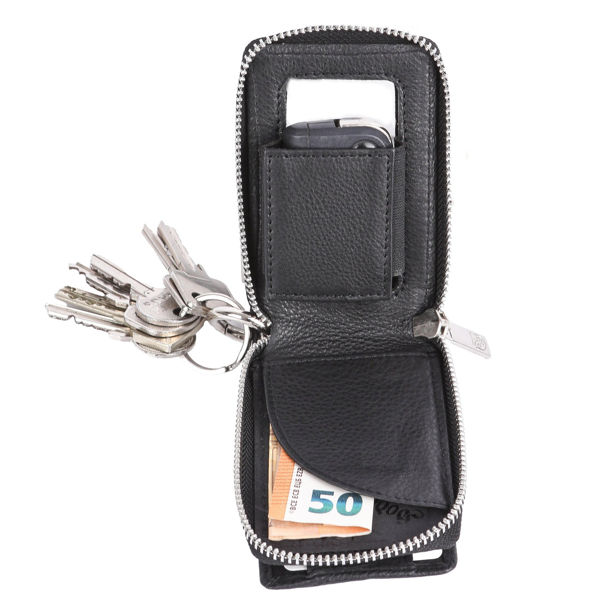 All-in-one Börse aus Büffelleder, Ansicht 19