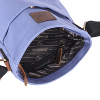Sac bandoulière en PET recyclé en PET recyclé et cuir véritable, vue 12