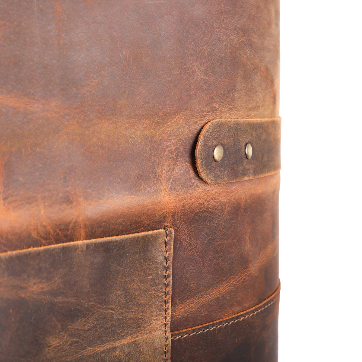 Gilet de barbecue en cuir de buffle, vue 5