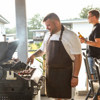 Gilet de barbecue en cuir de buffle, vue 2