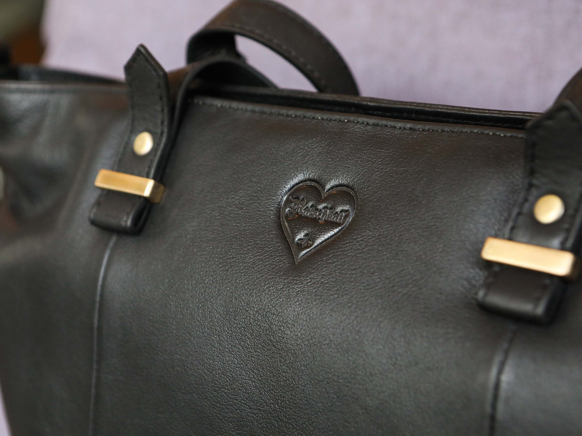Borsa shopper Luise in pelle di bufalo, vista 15