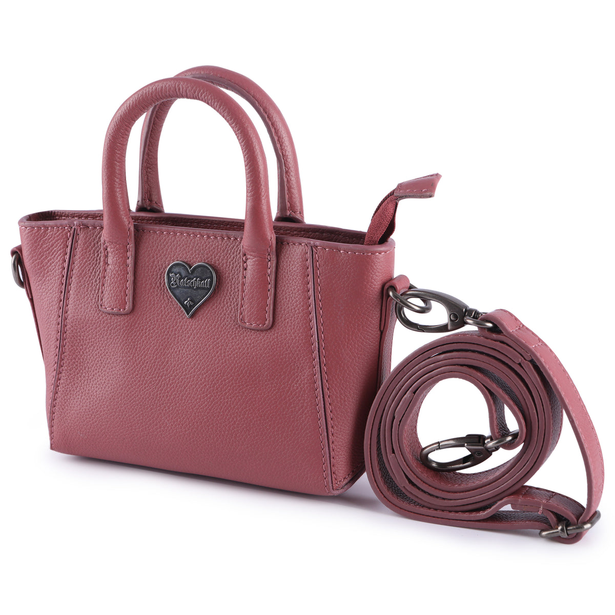 Shopper mamma e figlia in pelle di bufalo, vista 8