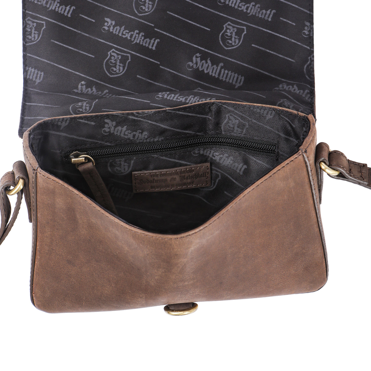 Sac bandoulière Lori en cuir de buffle, vue 5