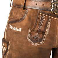 Ratschkatl Lederhose aus Ziegenleder, Ansicht 4