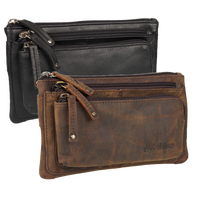 Sac banane Moritz en cuir de buffle marron, vue 2