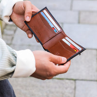 Hodalump Slim BLACK Wallet made of buffalo leather, view 11