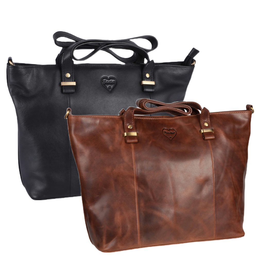 Borsa shopper Luise in pelle di bufalo, vista 23