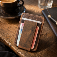 Handybörse Slim für Smartphone aus Büffelleder, Ansicht 3