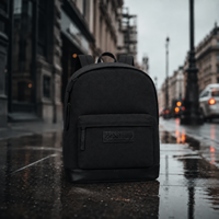 Hodalump City Rucksack color aus Büffelleder in Schwarz, Ansicht 6