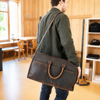 Flat Bag von Hodalump aus Büffelleder, Ansicht 4
