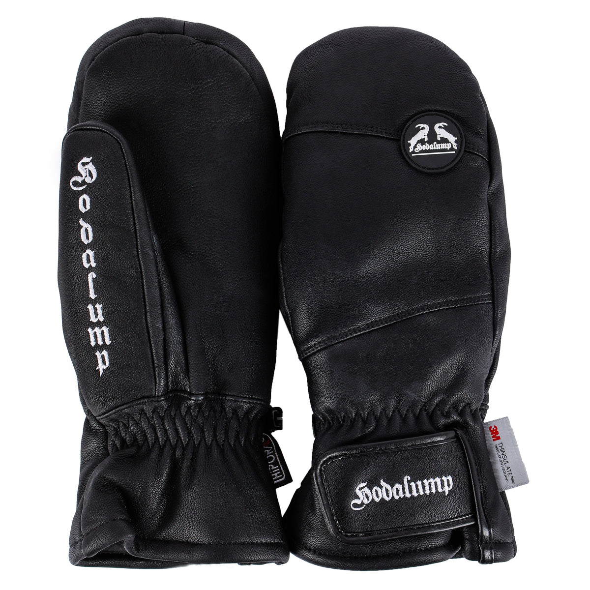 Ski Mittens made of genuine leather, view 2