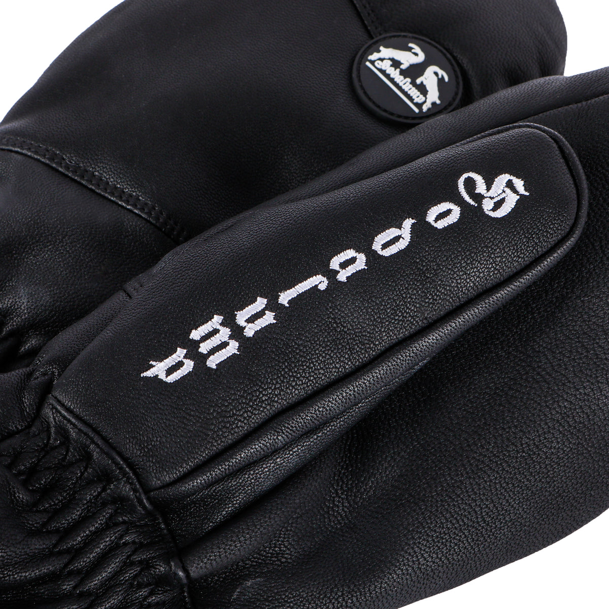 SKI Handschuhe Fäustlinge aus Echtleder, Ansicht 5