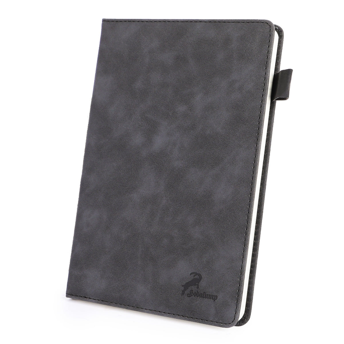 Writing Pad Hodalump Karo made of faux leather in black, view 8