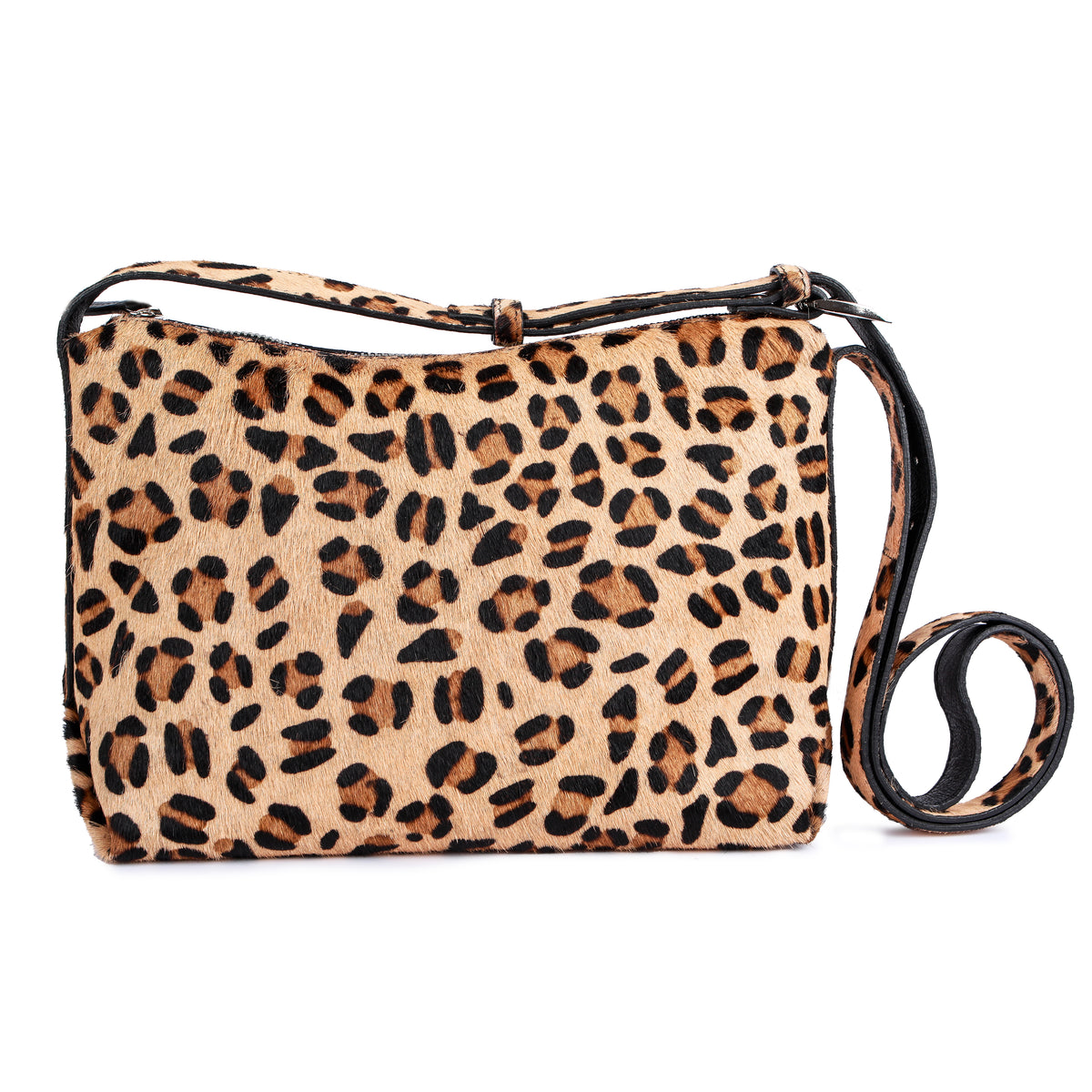 Leopard Ratschkatl Tasche aus Büffelleder, Ansicht 3