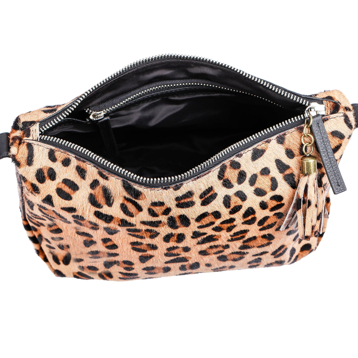 Leopard Ratschkatl Tasche aus Büffelleder, Ansicht 11