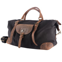 PET handbagage reistas Recycle van buffelleer en PET, aanzicht 5