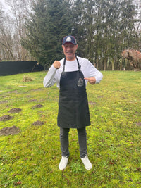 Gilet da barbecue Axel Schulz in pelle di bufalo, vista 2