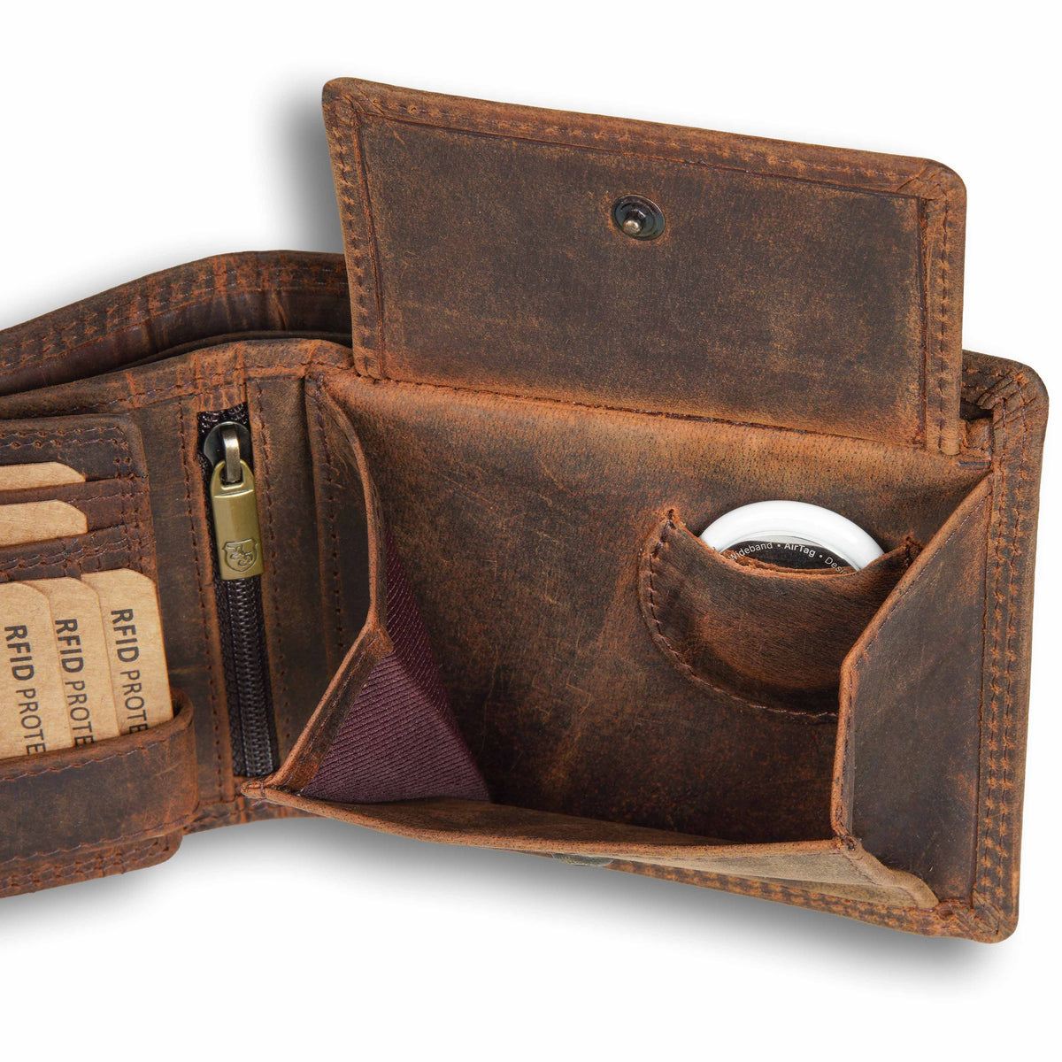 Classic Wallet Luci made of buffalo leather, view 9