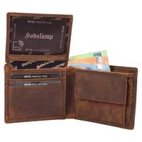 Medium Wallet Raini made of buffalo leather, view 4