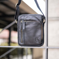 Sac du quotidien Mike en cuir de buffle, vue 13