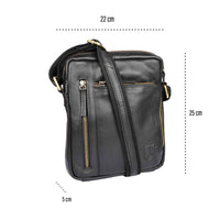Sac du quotidien Mike en cuir de buffle, vue 19