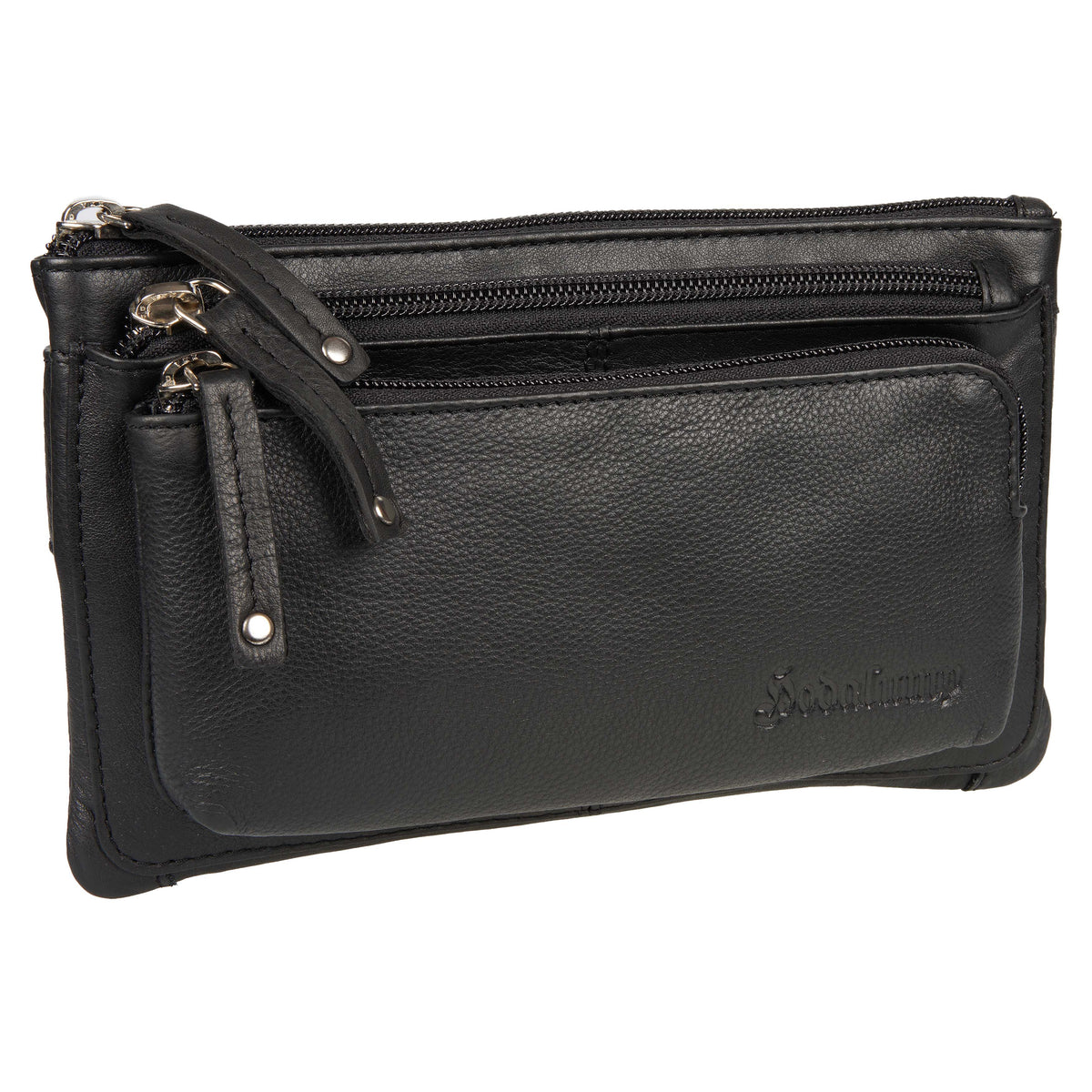 Sac banane Moritz en cuir de buffle marron, vue 9