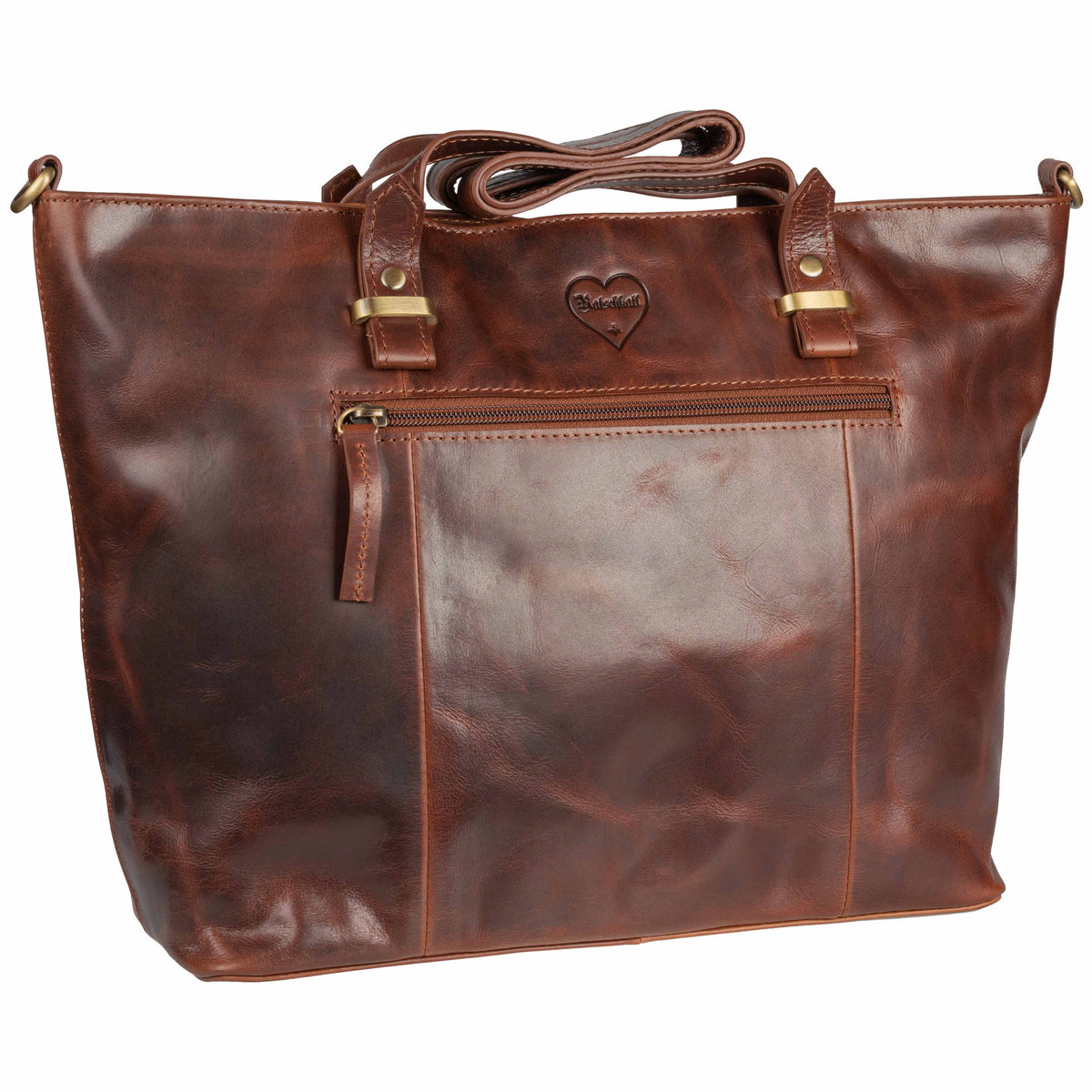 Borsa shopper Luise in pelle di bufalo, vista 8