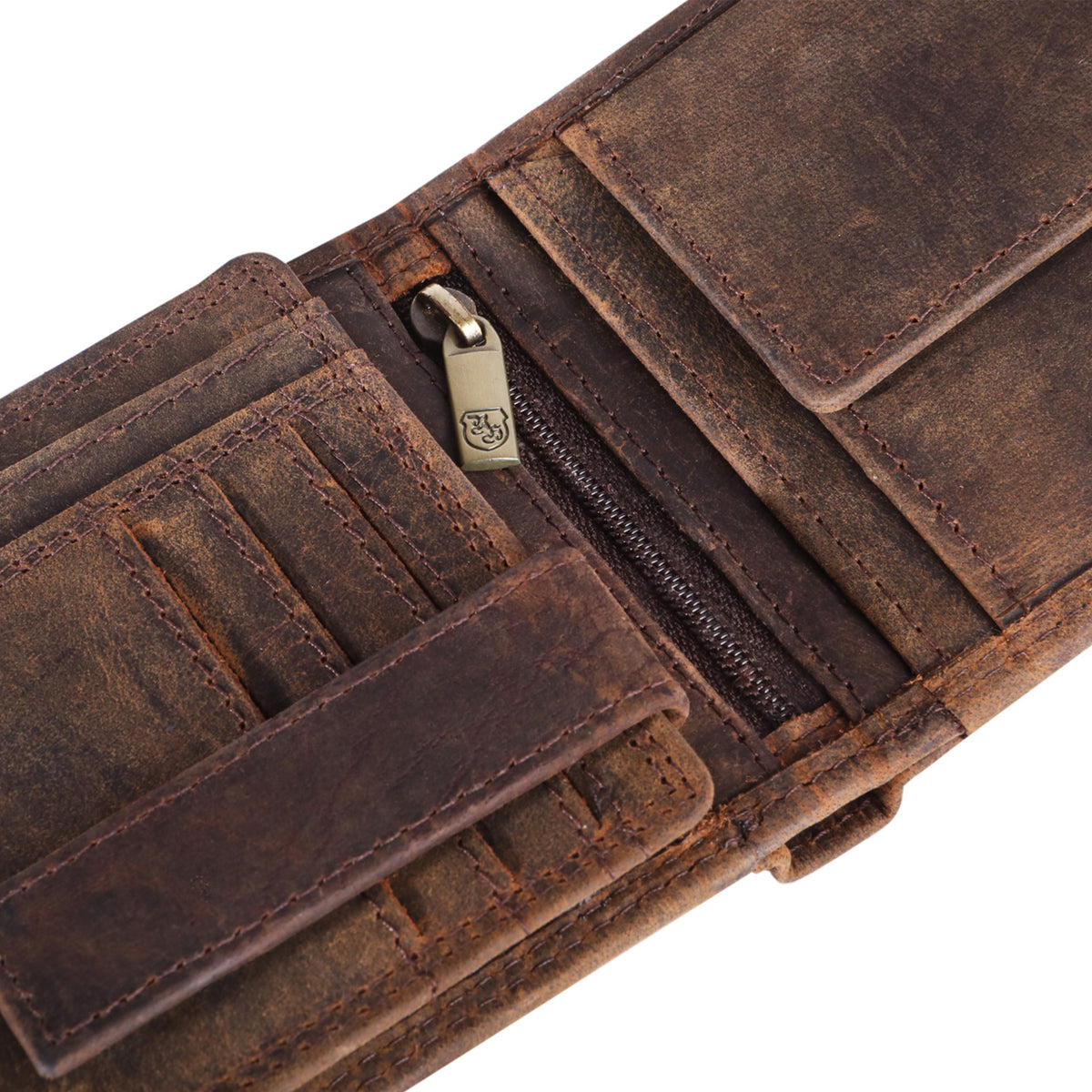 Classic Wallet Austria Lugge made of buffalo leather, view 6