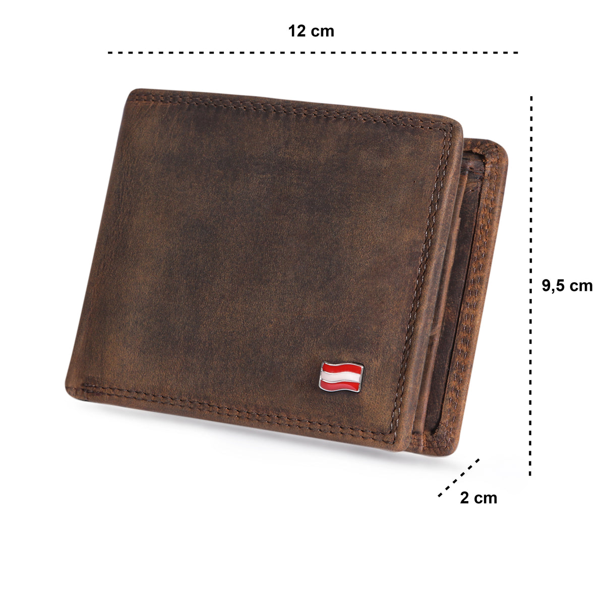 Classic Wallet Austria Lugge made of buffalo leather, view 9