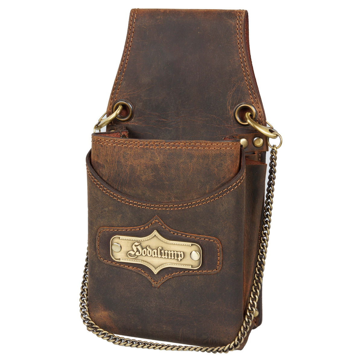 Leather waiter's holster with wallet