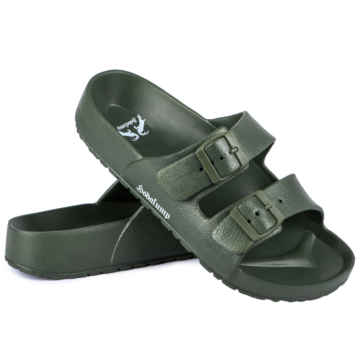 Hodalump PVC Sandalen Grün aus PVC, Ansicht 3