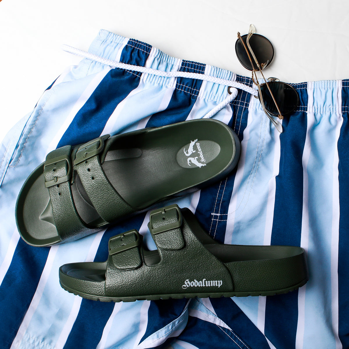 Hodalump PVC Sandalen Grün aus PVC, Ansicht 9