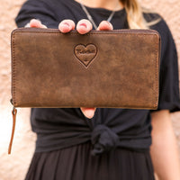 Portefeuille Classic Gretl en cuir de buffle, vue 10