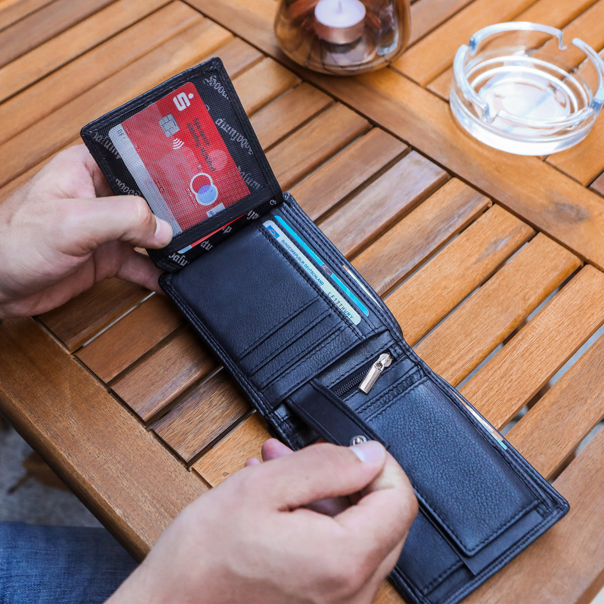 Classic Wallet Lugge Black, view 10