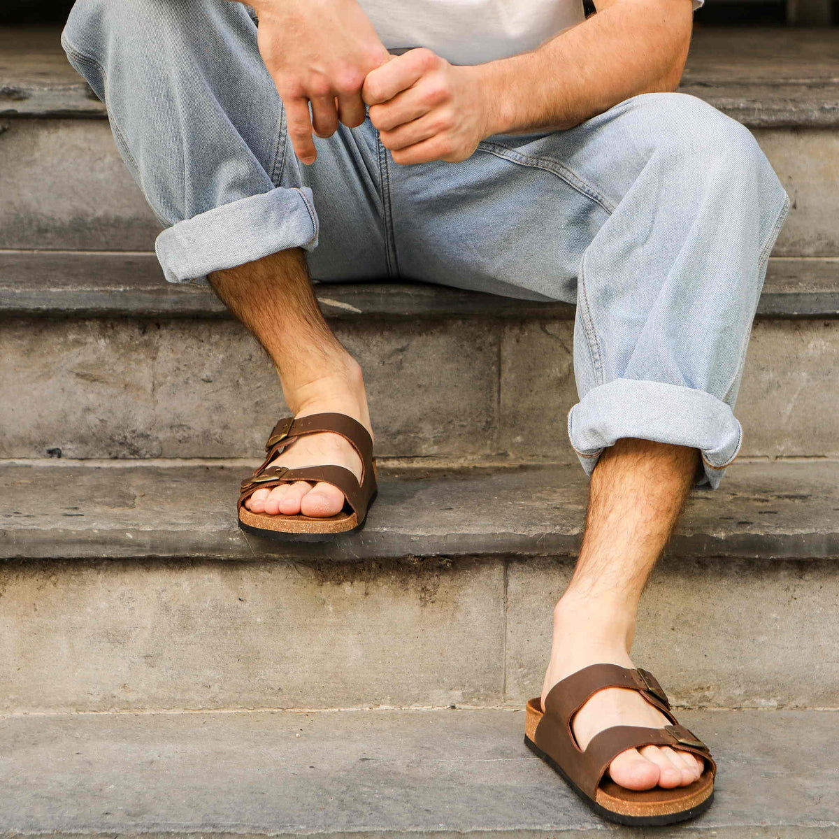 Hodalump Sandals made of genuine leather, view 10