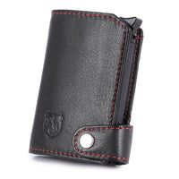 Kartenetui Hodalump BLACK/RED aus Büffelleder, Ansicht 3