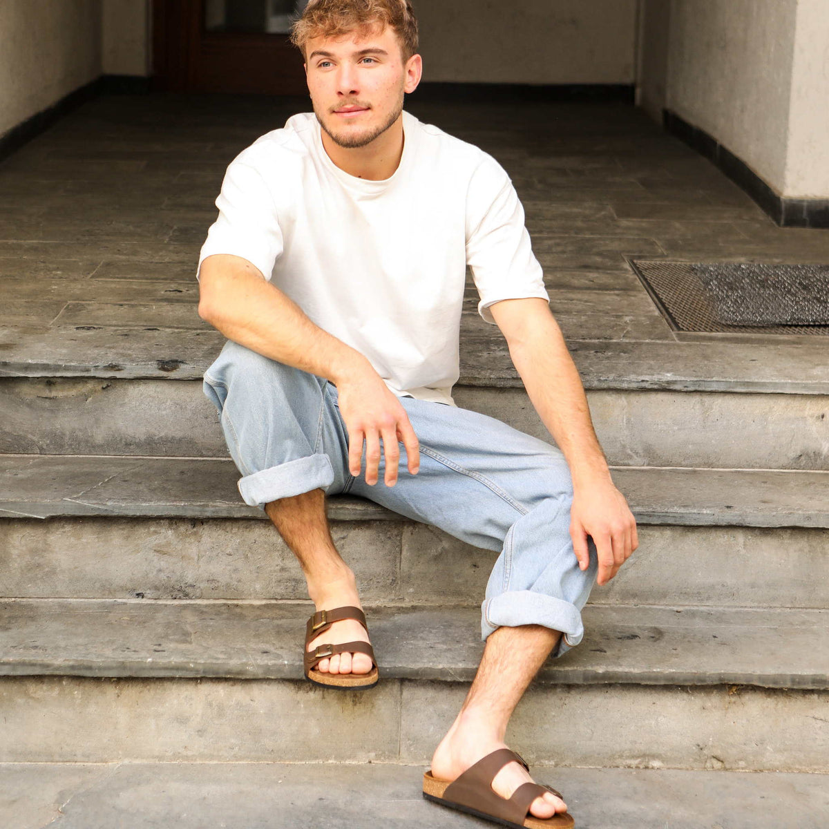 Hodalump Sandals made of genuine leather, view 13