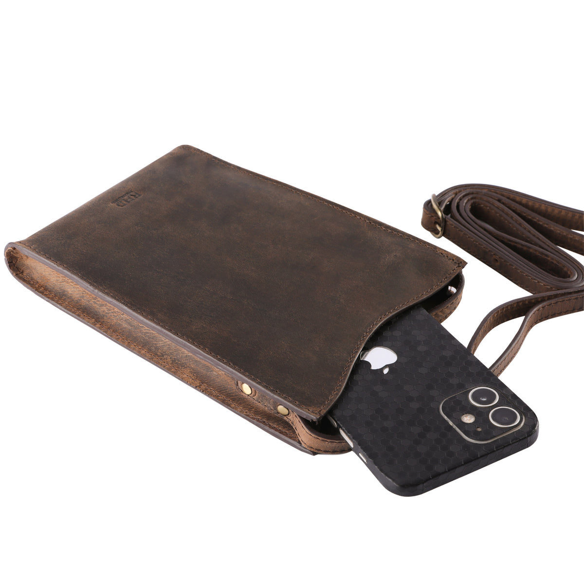 Klein telefoontasje Kate van buffelleer, aanzicht 6