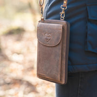 Smarte Handytasche Lina aus Büffelleder, Ansicht 2