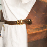 Gilet de barbecue en cuir de buffle, vue 3