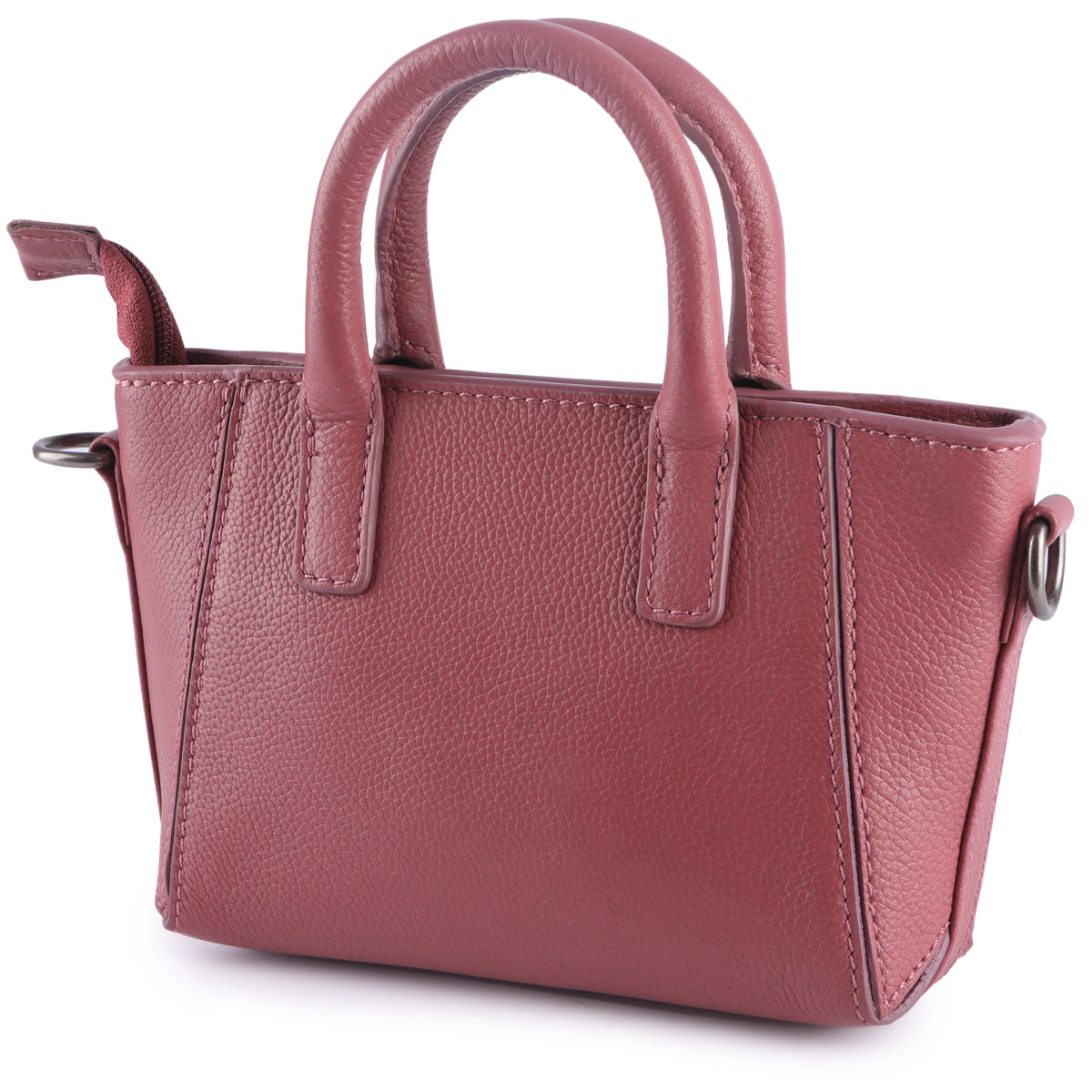 Shopper mamma e figlia in pelle di bufalo, vista 9