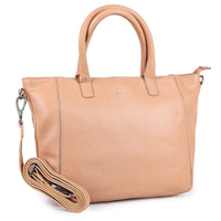 Shopper Tasche soft Peach aus Echtleder, Ansicht 4